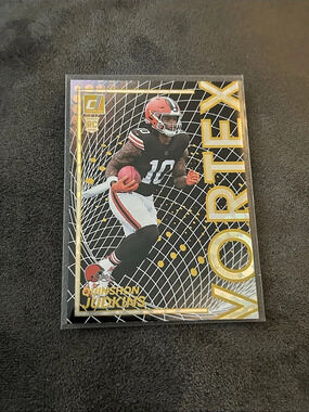 2025 Panini Donruss Quinshon Judkins Vortex Rookie RC #16 Browns